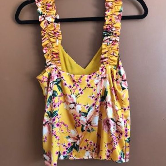 CAMI NYC Floral Silk Top - Picture 3 of 5